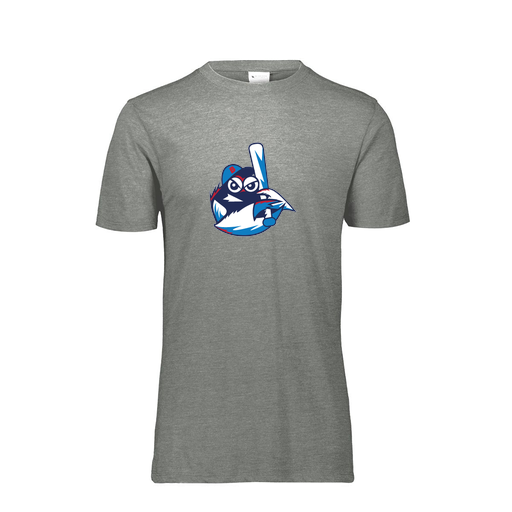 [FTSCUBGY-AS-LOGO3] Decker Men's Tri-Blend T-Shirt - Short Sleeve (Adult S, Gray, Logo 3)