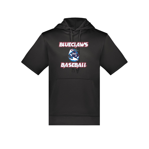 [6871.080.S-LOGO1] Men's Dri Fit Short Sleeve Hoodie (Adult S, Black, Logo 1)