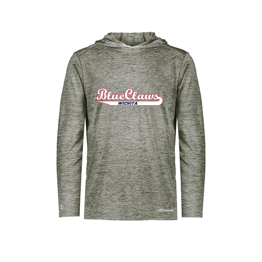 [FOLHCGGY-AS-LOGO2] Decker Men's Charge Hoodie (Adult S, Gray, Logo 2)