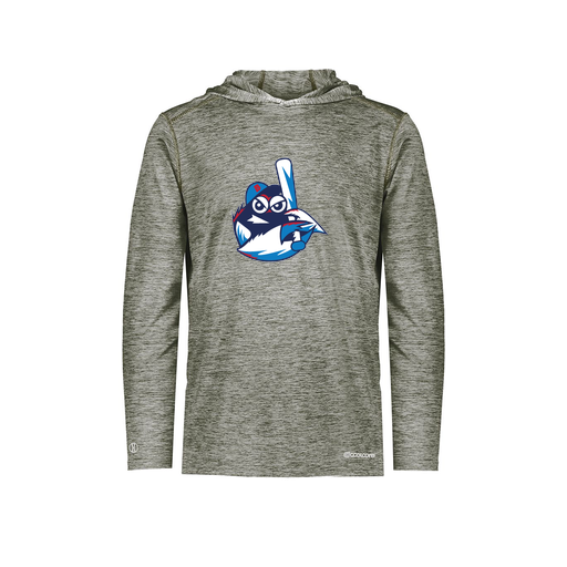 [FOLHCGGY-AS-LOGO3] Decker Men's Charge Hoodie (Adult S, Gray, Logo 3)