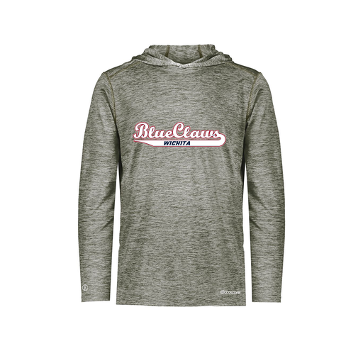 [FOLHCGGY-YS-LOGO2] Decker Youth Charge Hoodie (Youth S, Gray, Logo 2)