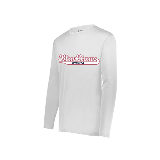 [222822.005.XS-LOGO2] Men's LS Smooth Sport Shirt (Adult XS, White, Logo 2)