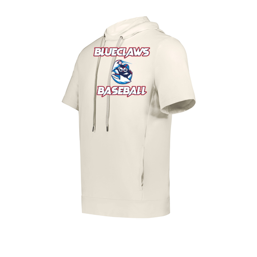 [222605-WHT-YS-LOGO1] YOUTH VENTURA SOFT KNIT SHORT SLEEVE HOODIE (Youth S, White, Logo 1)