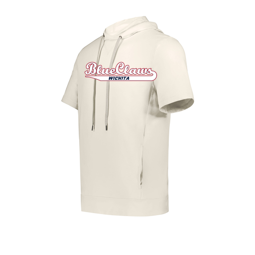[222605-WHT-YS-LOGO2] YOUTH VENTURA SOFT KNIT SHORT SLEEVE HOODIE (Youth S, White, Logo 2)