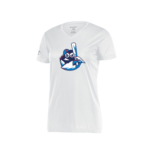 [222820.005.S-LOGO3] Ladies Movement Dri Fit Shirt (Female Adult S, White, Logo 3)